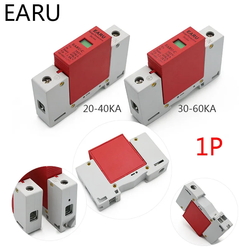 1 шт. устройство защиты от всплесков напряжения 1P 2P 3P 4P 20 ~ 40 кА 30 ка 60 385