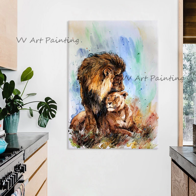 Абстрактная картина маслом на холсте без рамки 100%