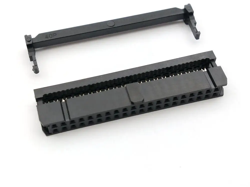 10 шт. Женский Заголовок FC 40P 2 54 мм IMC горячий двухрядный 40 контактный разъем