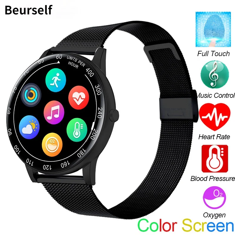 

Smart Watch H3 Music Control Activity Tracker Heart Bracelet Rate Oxygen Monitor Sports Smartwatch Men Women for Android IOS