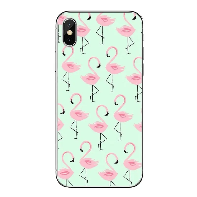 For Sony Xperia Z Z1 Z2 Z3 Z5 compact M2 M4 M5 E3 T3 XA Aqua LG G4 G5 G3 G2 Mini Lips Flamingo Transparent Soft Cases Covers |