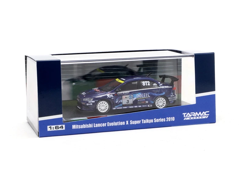 TW 1:64 Lancer EVO X Super Taikyu 2010 игрушечный автомобиль из сплава игрушки для детей литая