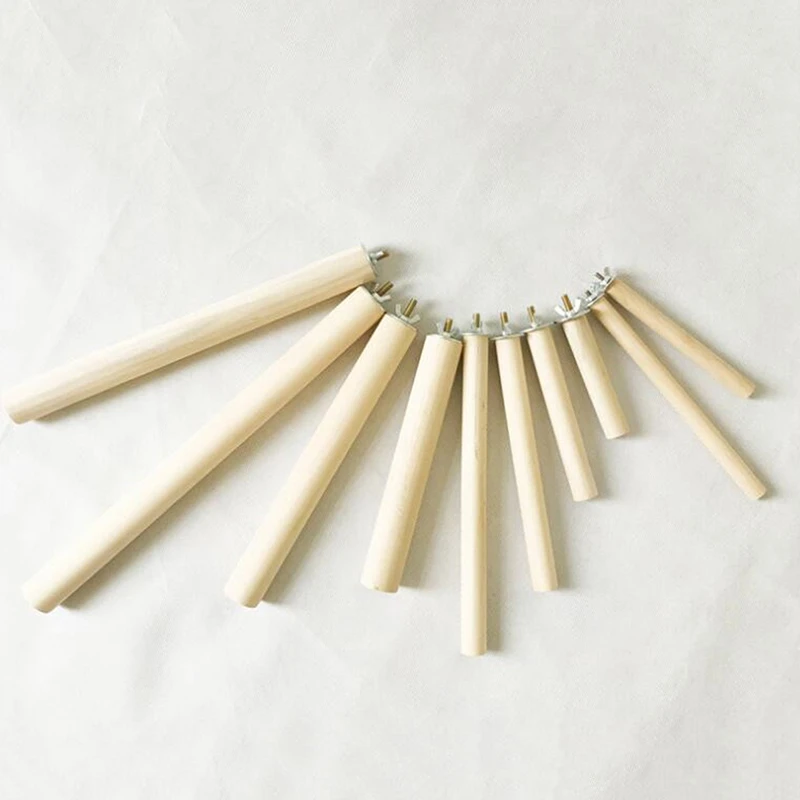 1 шт. подвесная стойка с изображением попугая из сырого дерева для домашних