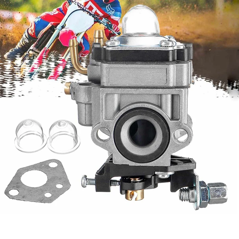Мотоцикла карбюратор 11 мм 2 х тактный для 43Cc 47Cc 49Cc 50Cc скутера ATV Байк