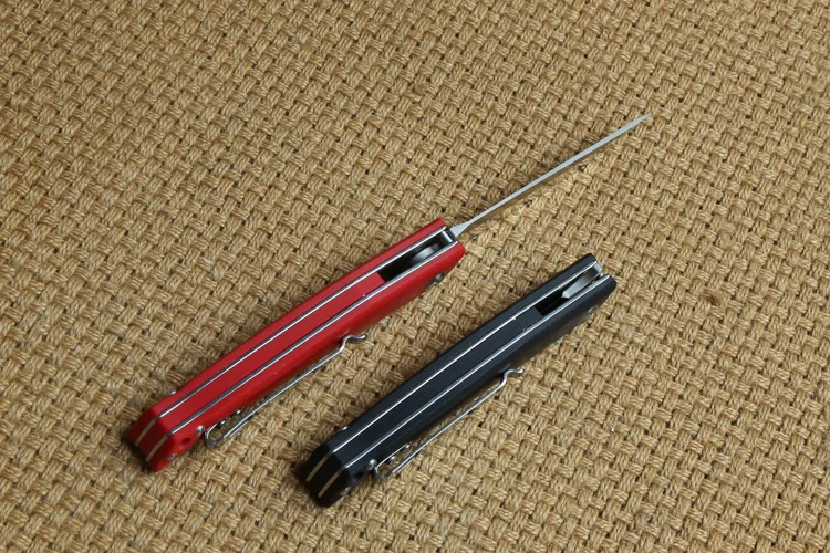 Ножи Nimo RUNENES Flipper складной нож 9Cr18mov лезвие шарикоподшипника G10 Ручка Открытый