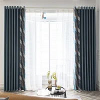 2021 new european style simple modern high precision high end light luxury fresh curtains curtain for living dining room bedroom