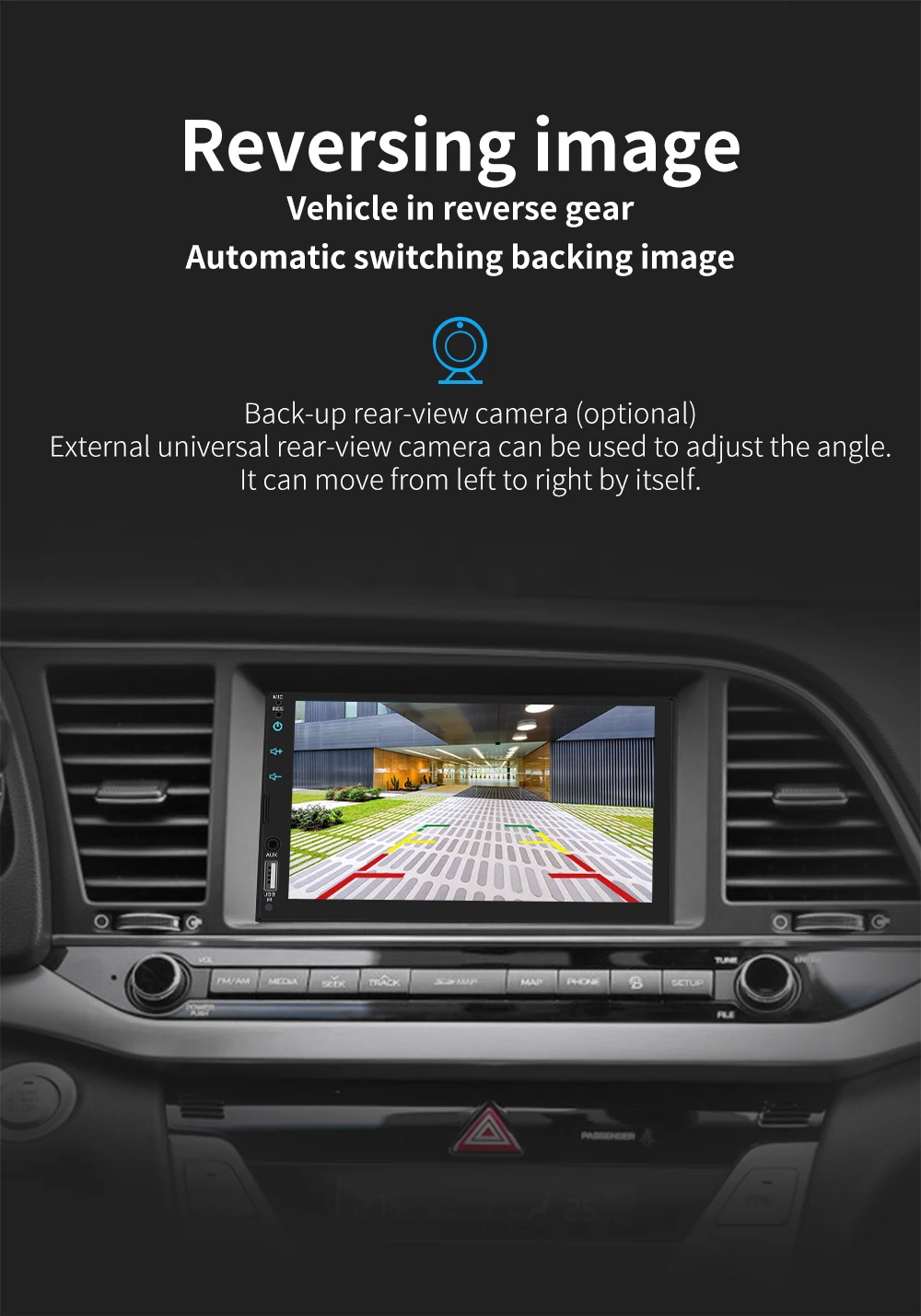 Автомагнитола 2 din автомагнитола с сенсорным экраном 7 дюймов поддержкой Bluetooth USB TF