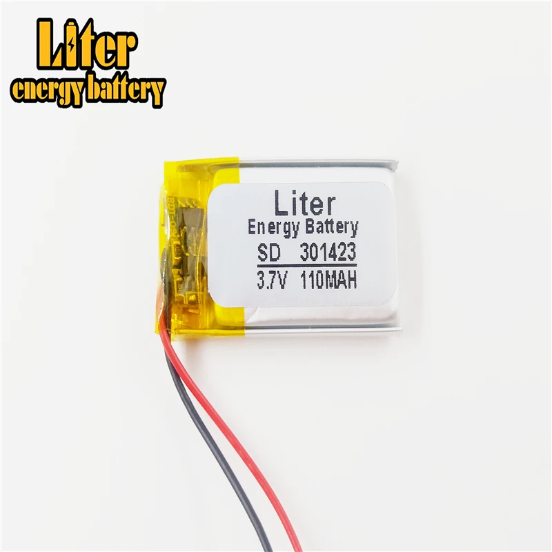 3 7 V 110mAH 301423 полимерный литий ионный/литий ионный аккумулятор для GPS mp3 mp4 mp5 dvd