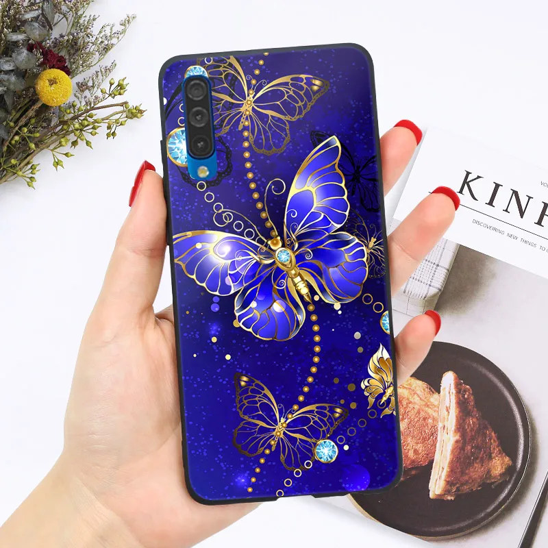 OO20 Чехол для samsung A50 A10 A20 A20e A30 A40 A70 чехол силиконовый мягкий чехол Яркий глянцевый чехол - Цвет: OO20