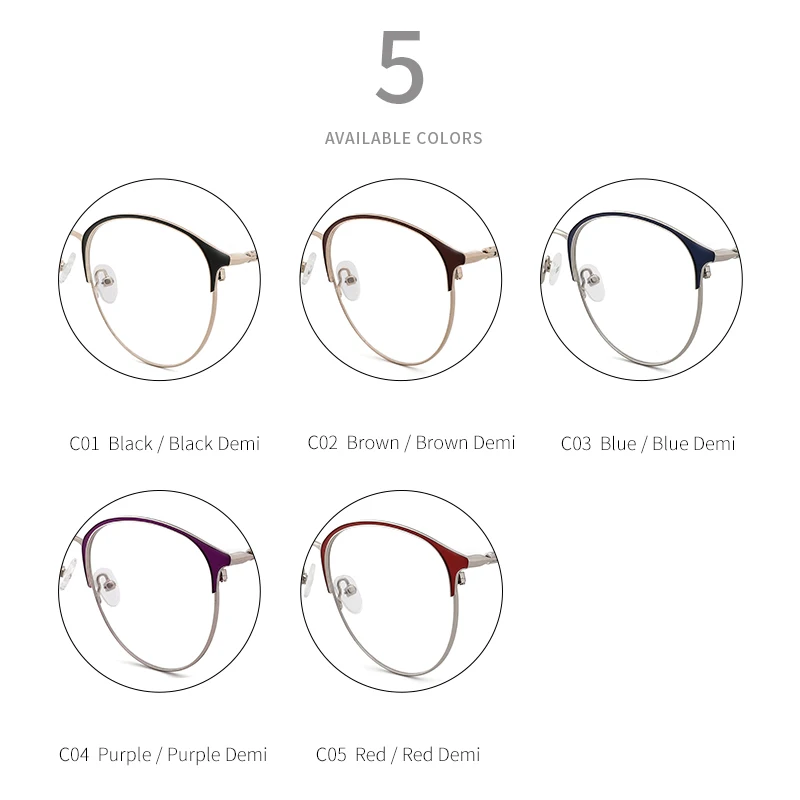 Женские очки по рецепту кошачий глаз круглые оправа для женщин очков