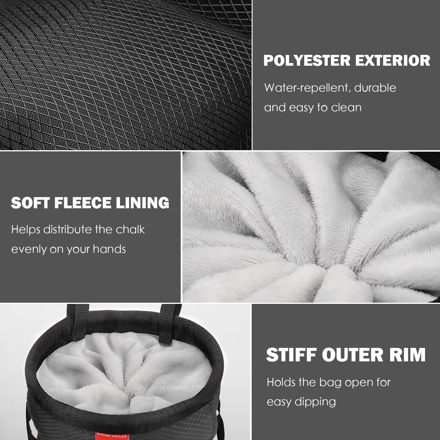 Мешочек для альпинизма водонепроницаемый Карманный мешок боулдеринга и