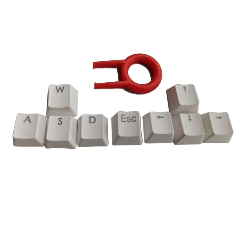

9 Keys PBT Backlit Keycaps WASD/ESC/Direction With Key Cap Puller For MX Switch