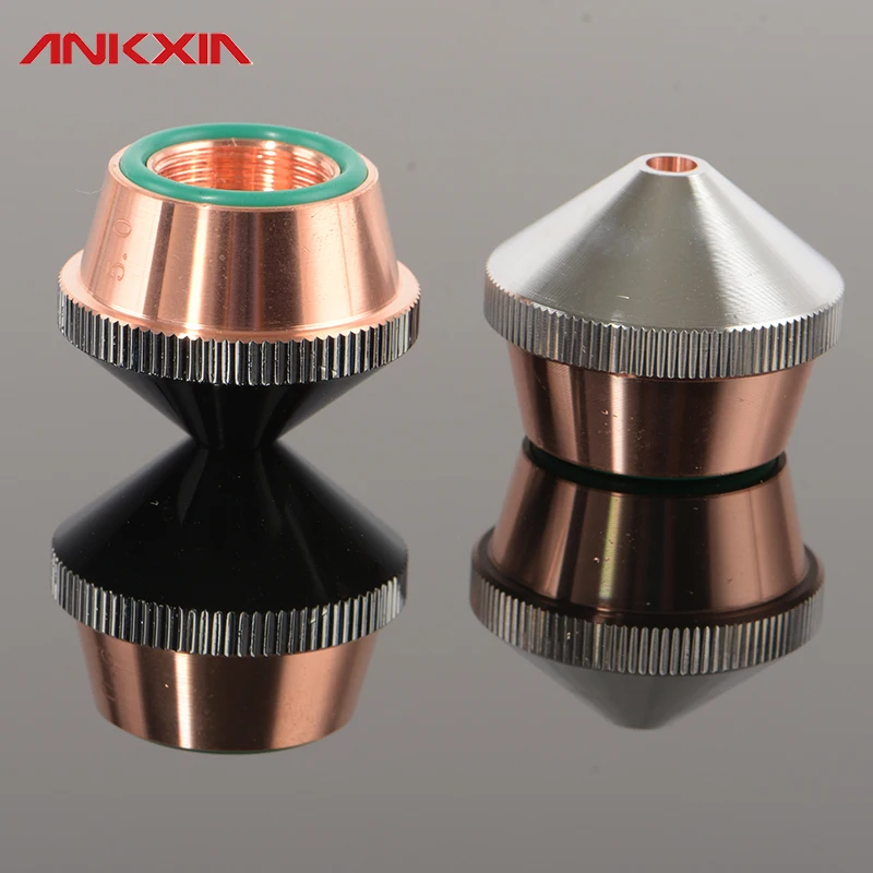 

DNE Laser Cutting Nozzles Chrome-Plated D28mm H22mm And D15mm H15mm Nozzle For Fiber Laser Cutter Machine