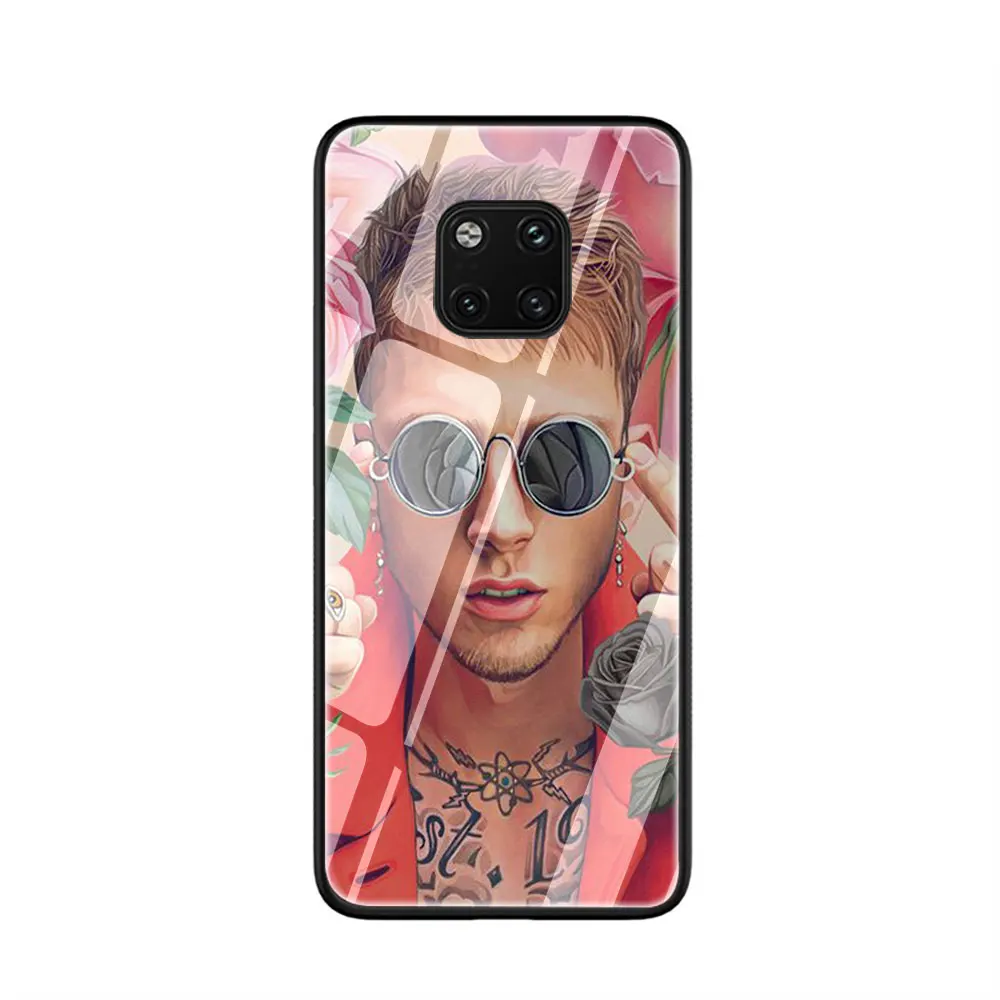MGK пистолет Келли закаленное стекло чехол для телефона Huawei P10 P20 P30 Y6 Y9 Honor 8X 7A pro 9 10