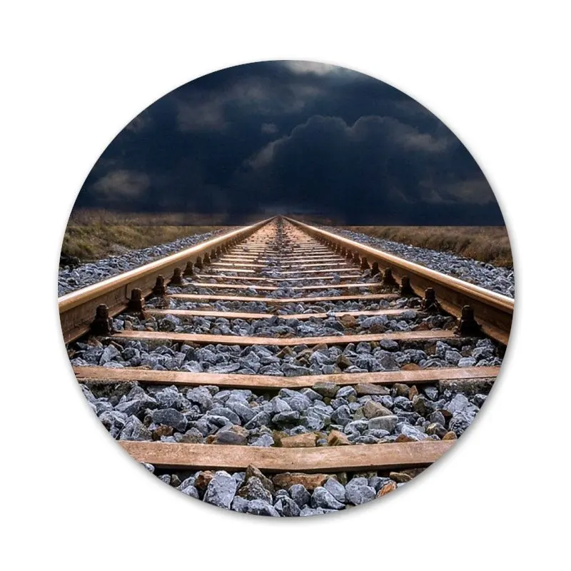 Модная брошь на железную дорогу булавка Значки для косплея аксессуары одежды