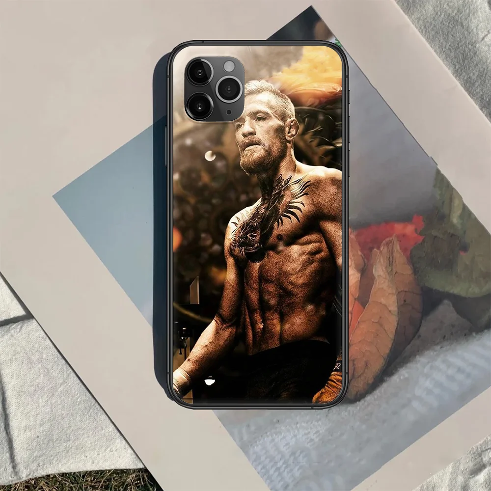 

Conor McGregor Fighting Phone Case Cover Hull For iphone 5 5s se 2020 6 6s 7 8 12 mini plus X XS XR 11 PRO MAX black Etui 3D