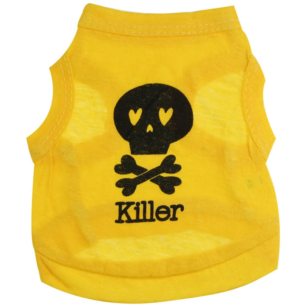 Рубашки для маленьких и больших собак летняя одежда жилет французского бульдога