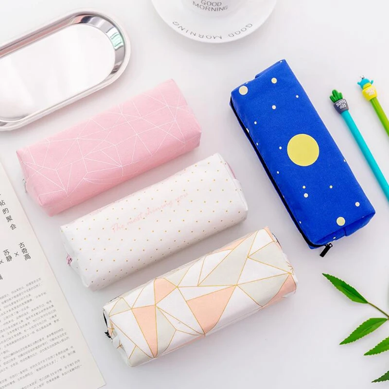 Чехол для школьного карандаша Kawaii Canvas Starry Sky пенал девочек канцелярские