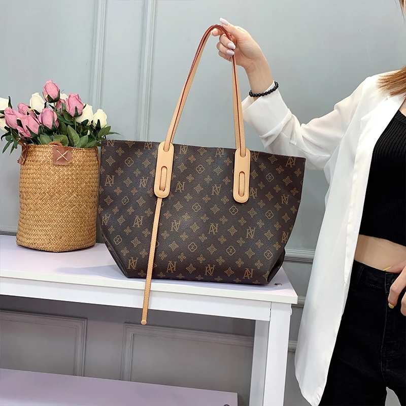 

Genuine Leather Large Capacity Handbags for Women 2021 New Fashion Single Shoulder Messenger Bags Ladies Fashionable Tote Cc Gg