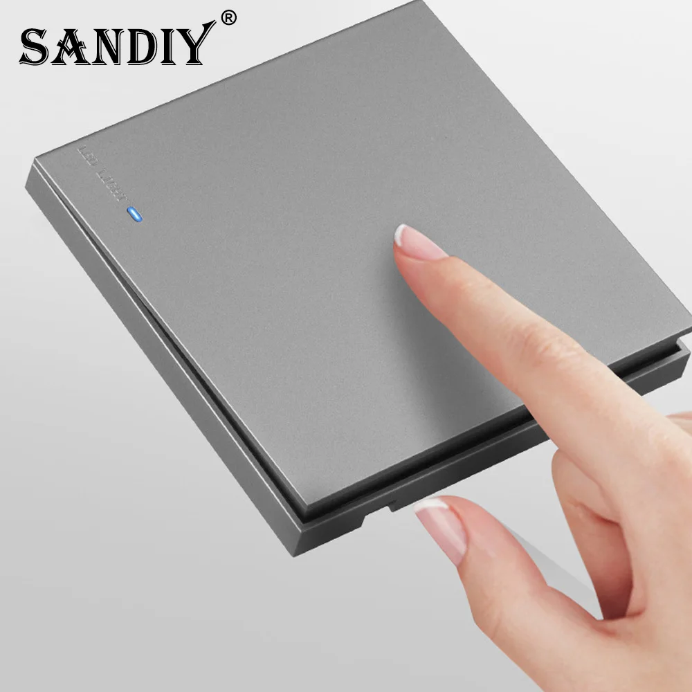 Type 86 With LED Wall Light Switch Panel For Concealed Installation Single And Double Control Household | Обустройство дома