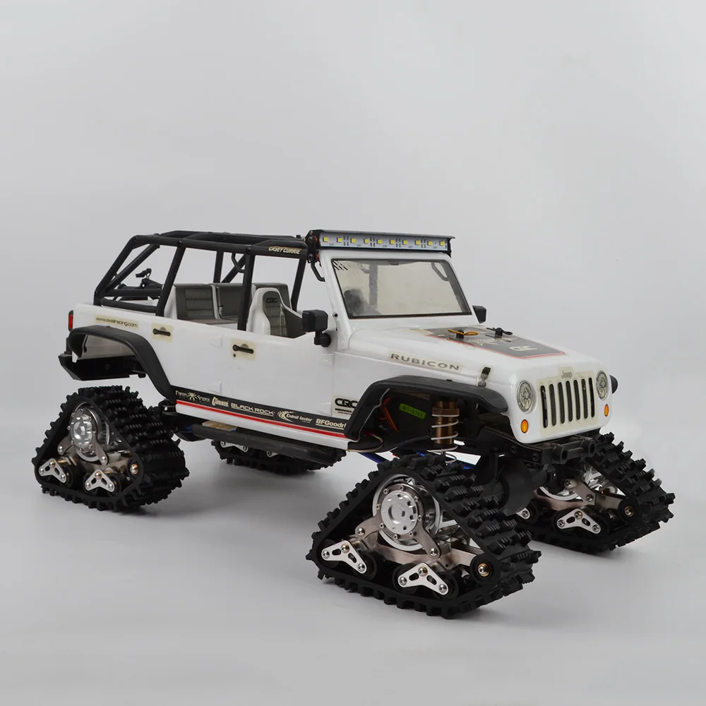 

1/10 RC Crawler Aluminum Tracks Wheel Sandmobile Conversion Snow Tire for Axial SCX10 AX90016 90021 90022 90036 90037