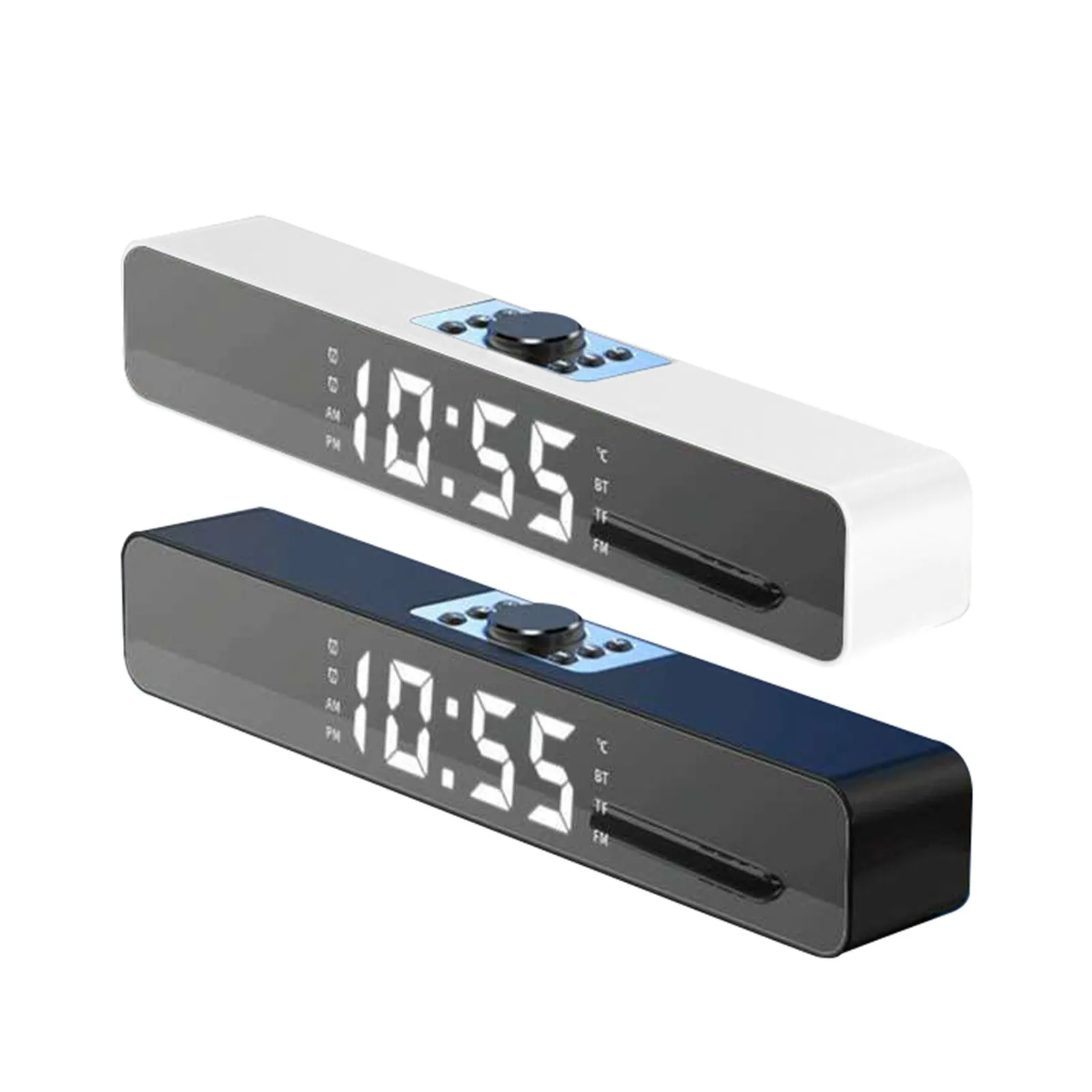 Длинный настольный компьютер Bluetooth динамик зеркальный будильник портативный