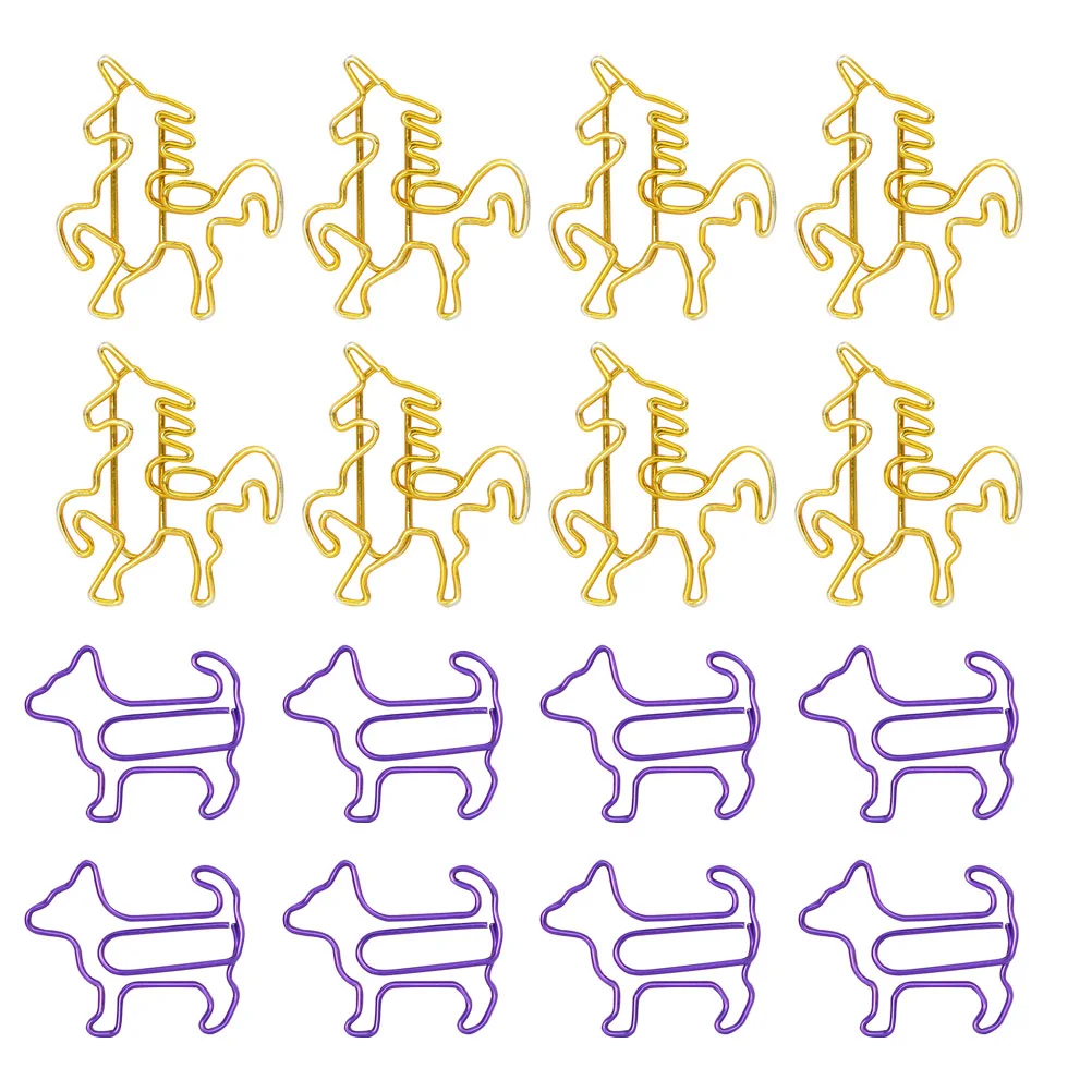 

20pcs Animal Shaped Clips Durable Paper Clips for Home Office