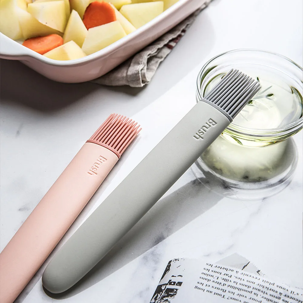 

Multipurpose Silicone Oil Brush Bread Basting Brush BBQ Baking DIY Kitchen Cooking Tool Detachable Easy To Clean Wash Brushes