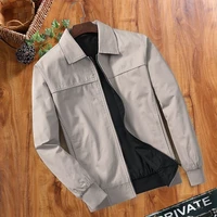 spring and autumn new mens jackets mens jackets lapel cotton regular work jacket m 4xl