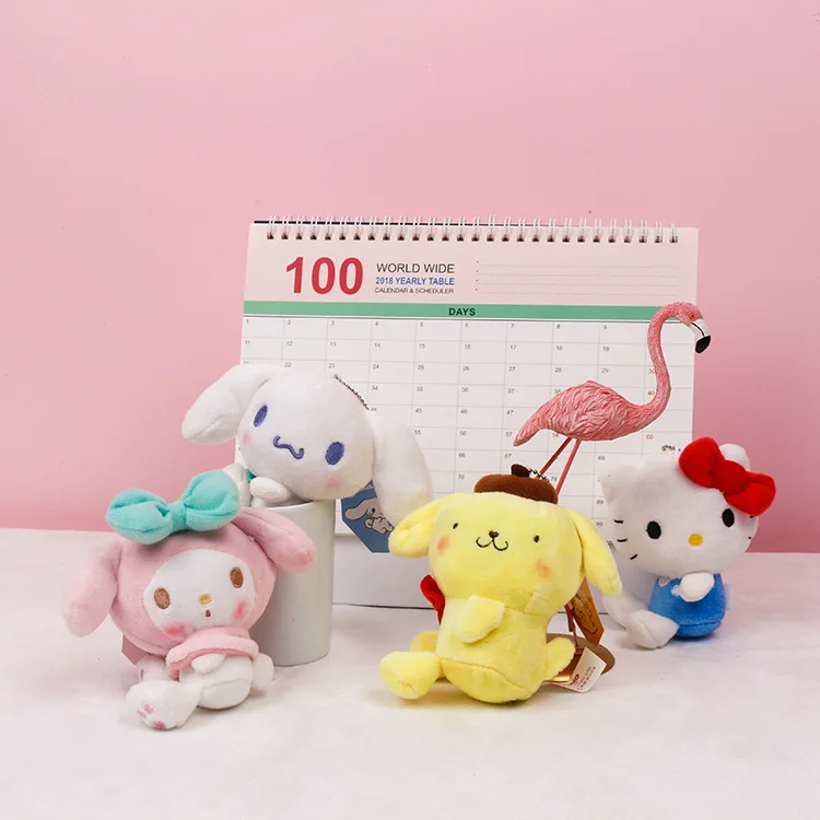 Япония Супер огонь талисман hello kitty милые плюшевые игрушки kawaii Плюшевые животные Мелодия Cinnamoroll Мелодия кулон собака с большим ухом