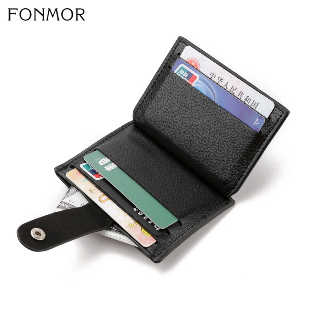 Новинка мужской тонкий кошелек Fonmor кошельки сумка для монет держатель карт