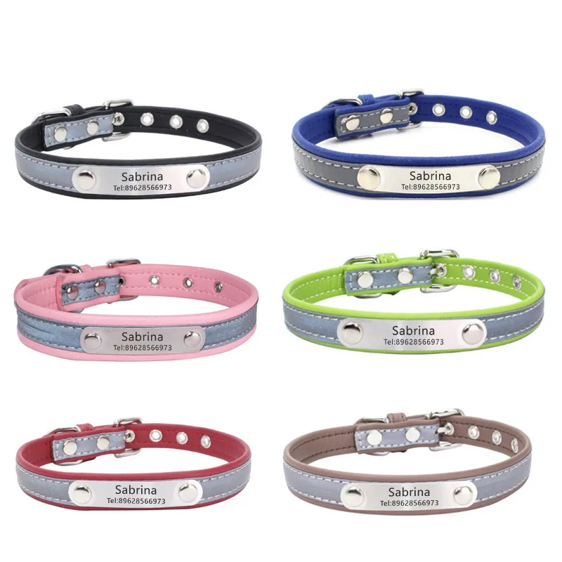 Ошейники для собак с защитой от потери идентификационная бирка именем собаки