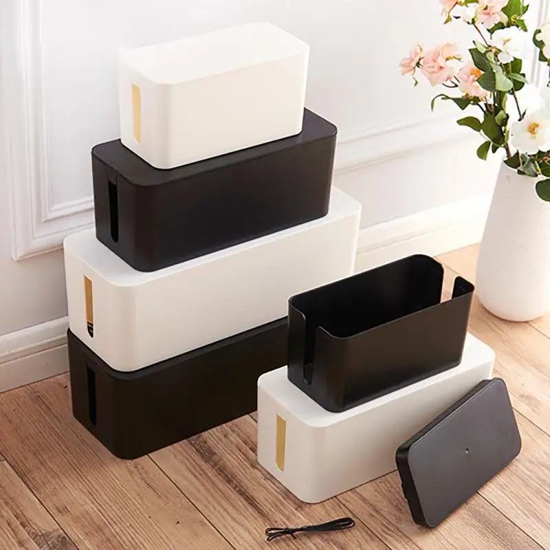 

Plastic Wire Storage Box Power Line Storage CasesJunction Box Cable Tidy Storage Box Household Necessities
