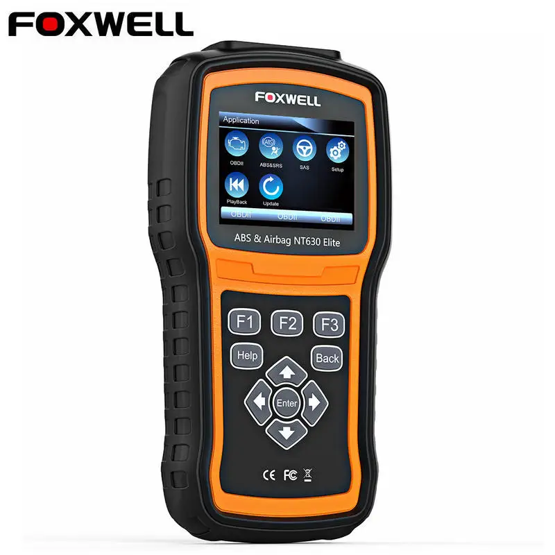 OBD2 сканер Foxwell NT630 Elite OBD 2 ABS подушка безопасности SRS SAS сброс аварийных данных Авто ODB2 автомобильный диагностический инструмент OBD Автомобильный сканер