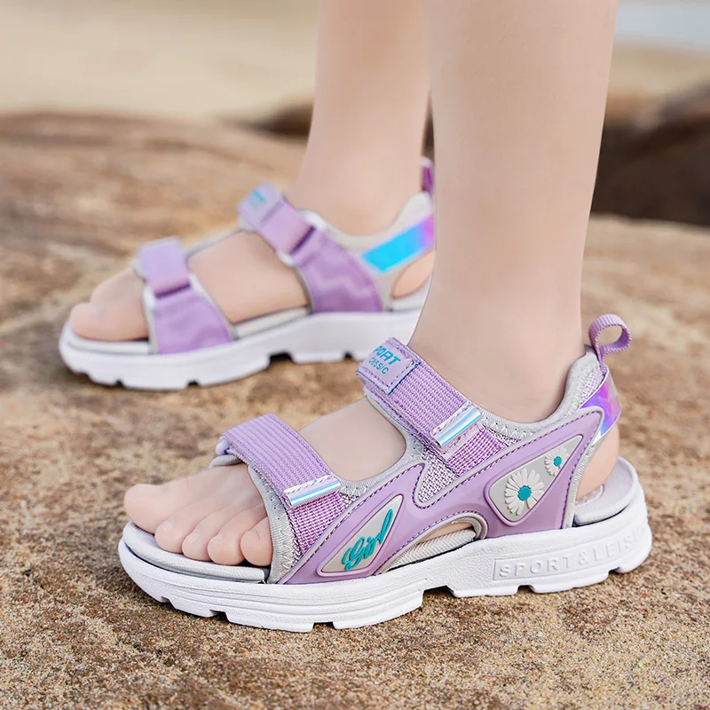 

Kids Sandals Breathable Outdoor Sport Garden Shoes Children Resistant Beach Shoes Slippers Summer Flats Boys Infantil Sandalias