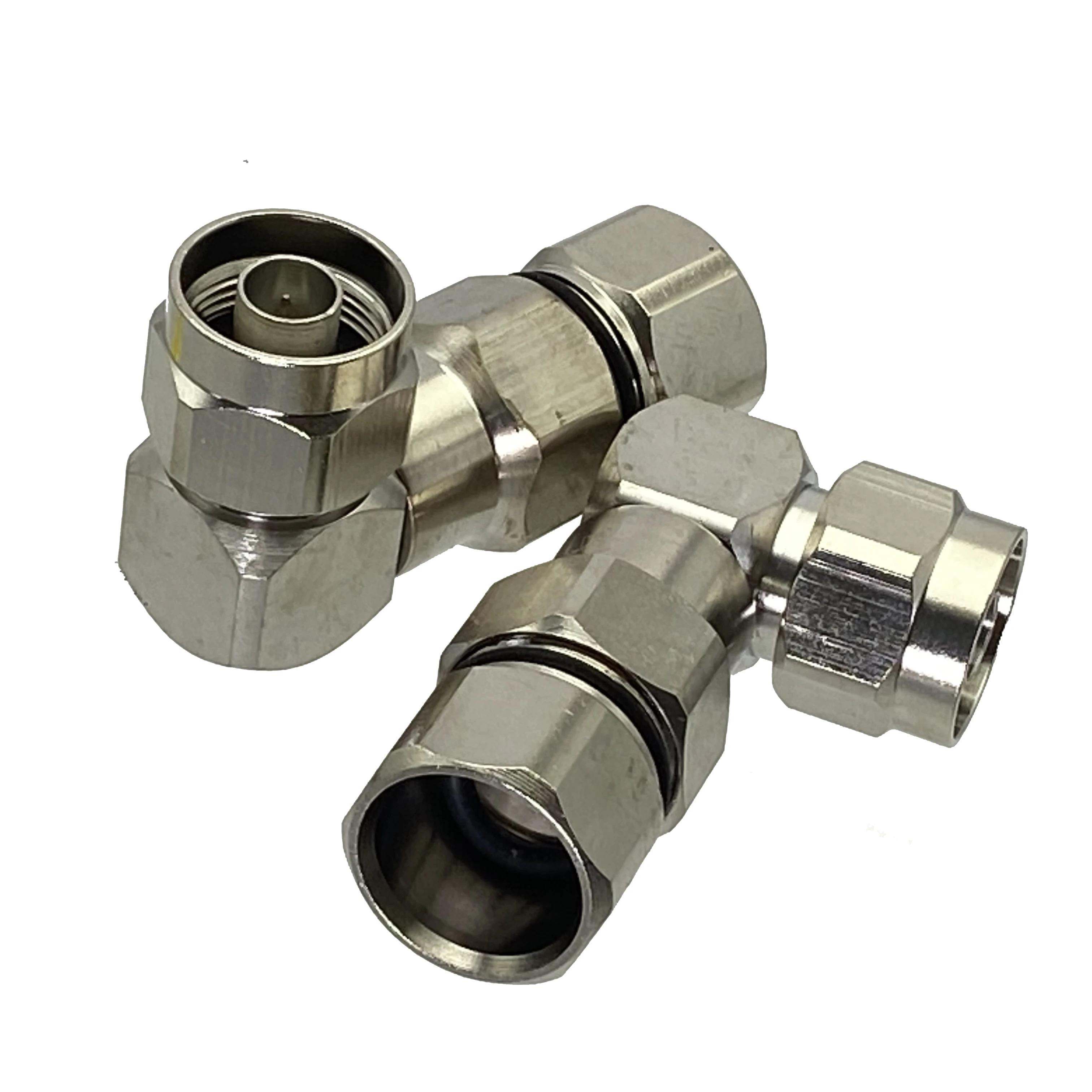 

1Pcs Connector N Male Plug Right Angle 1/2" for Corrugated copper Standard Heliax RF Adapter Coaxial High Quanlity