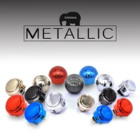 1pcslot original sanwa metallic color snap in button authentic sanwa obsj 24 24mm obsf 30 30mm metallic gold silver grey button