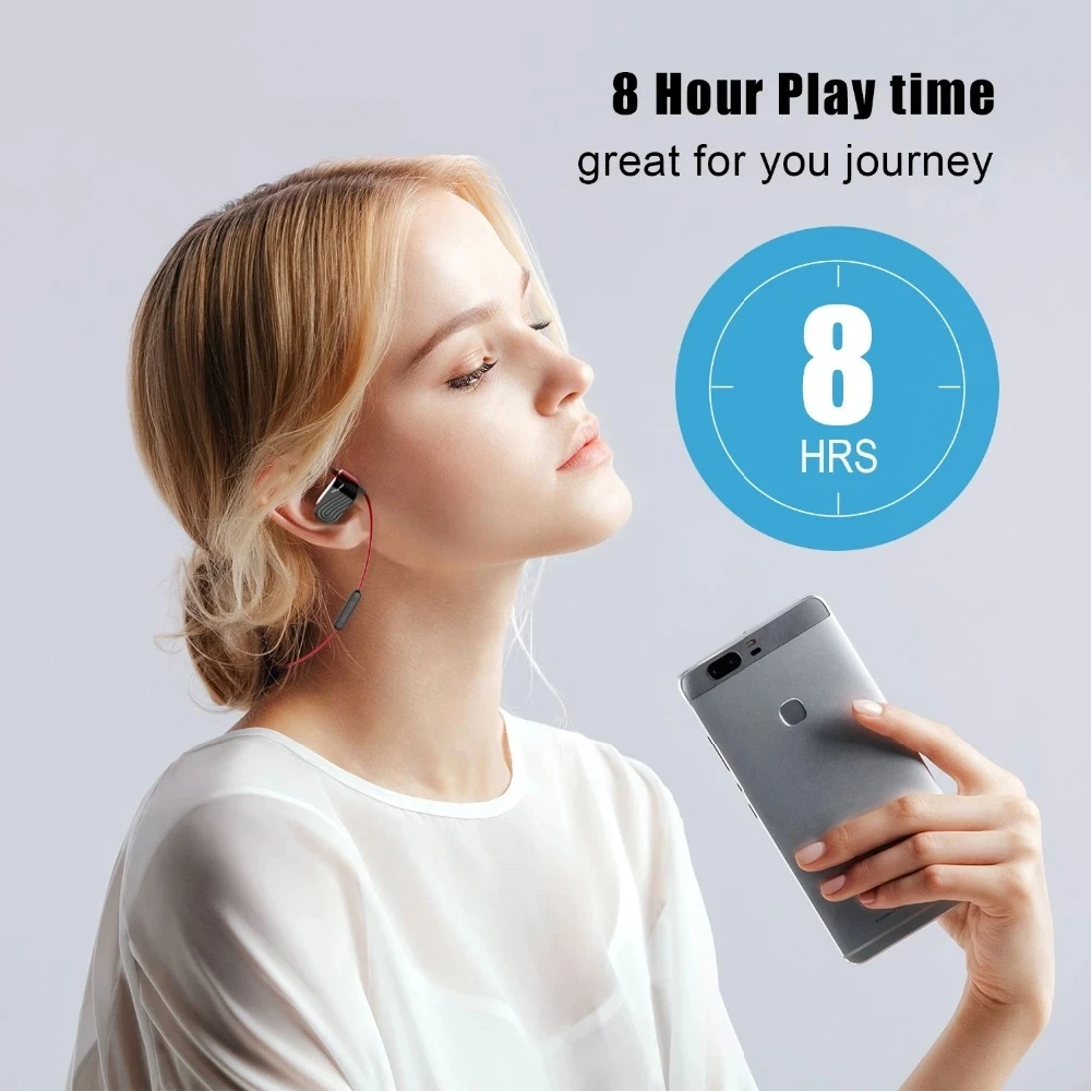 Фанатик H12 спортивные Bluetooth наушники 5 0 с защитой от пота шейным Беспроводной 8H