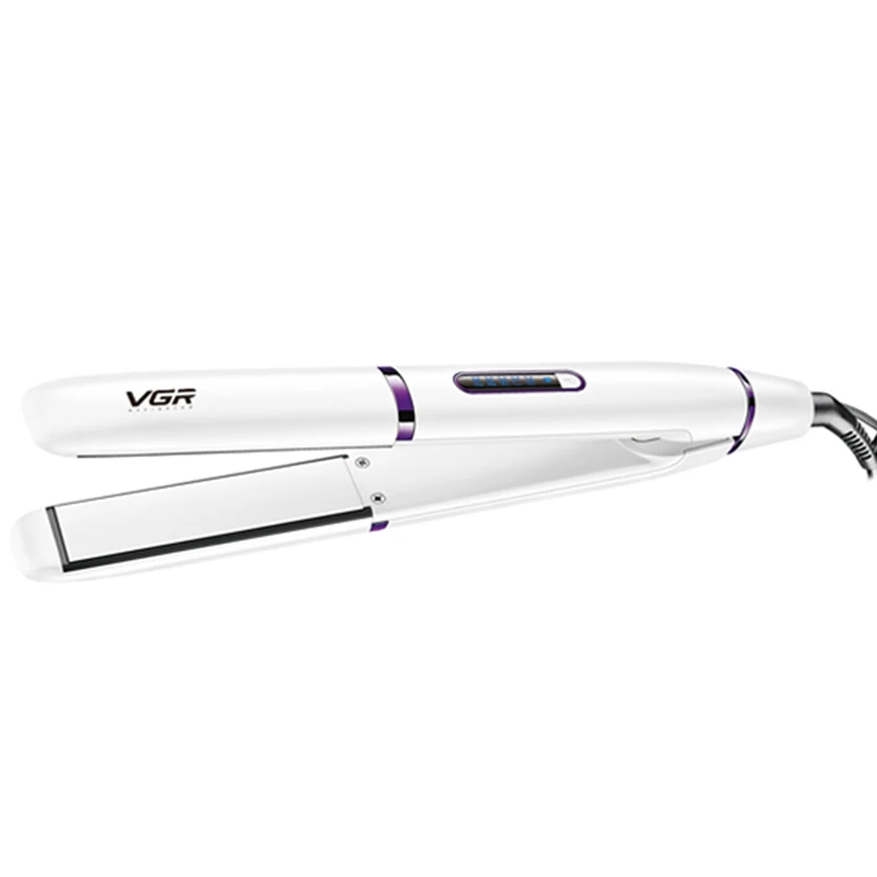 

Professional Hair Straighteners, 2 in 1 Straightening and Curling Flat Iron with Adjustable Temperature Dual Voltage