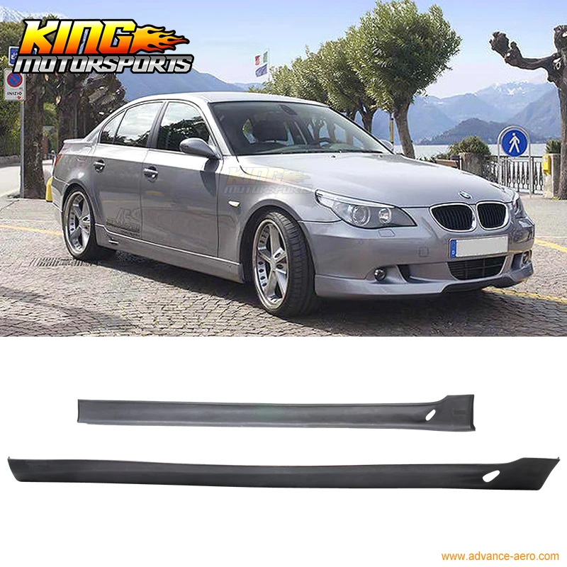 Fit For 04-09 BMW E60 5-Series Poly Urethane Side Skirt Bodykit AC-S Style | Автомобили и мотоциклы