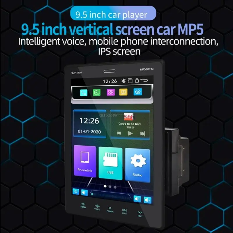 

Автомобильный мультимедийный плеер Mp5, Mp5 плеер с вертикальным сенсорным экраном и поддержкой Bluetooth, 28 ТБ, типоразмер 2 Din