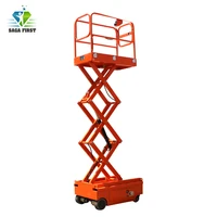 self propelled mini scissor hydraulic lift for mobile aerial work man lift high quality