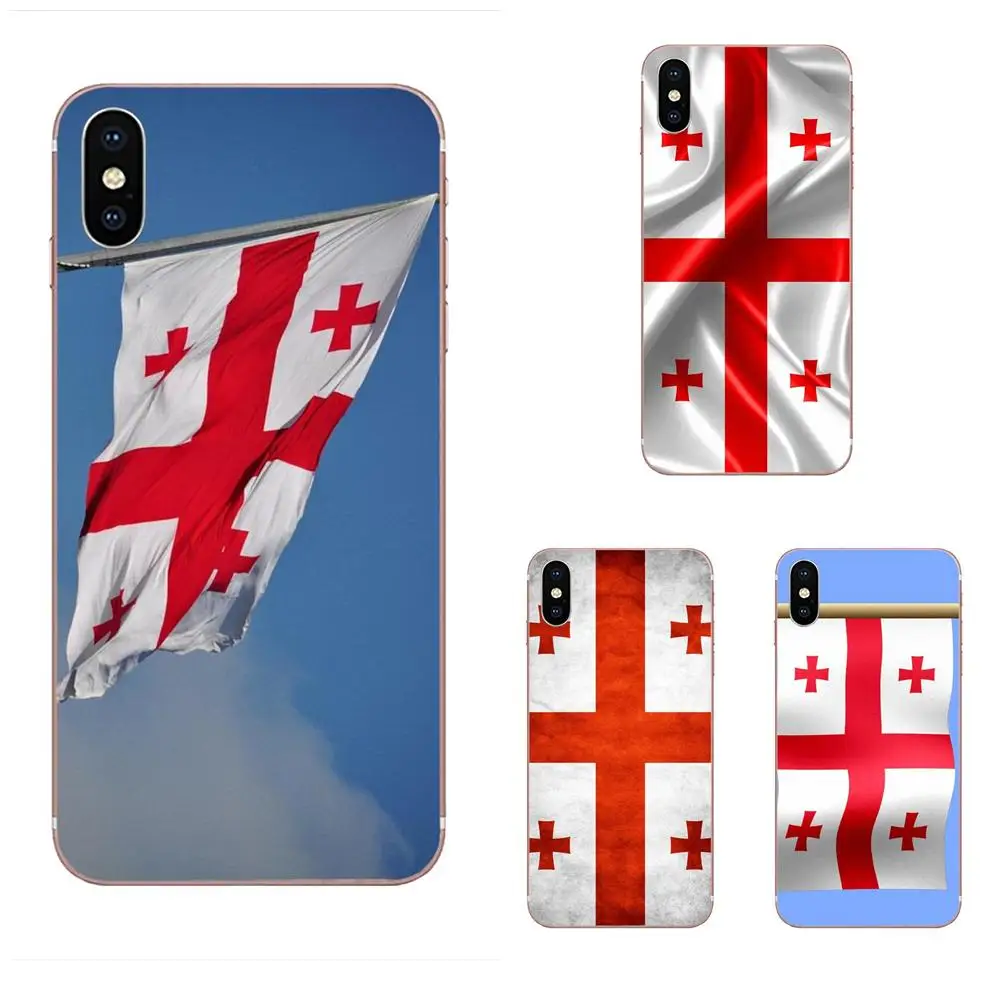 Роскошный Гибридный чехол для телефона Флаг Грузии Huawei Honor 4C 5A 5C 5X6 6A 6X7 7A 7C 7X8 8C 8S 9 10