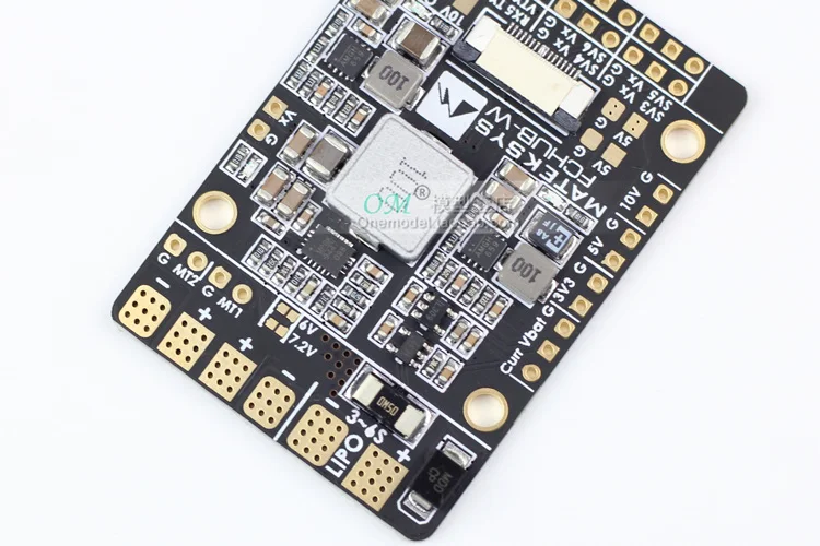 Matek Mateksys PDB FCHUB-W 3-6S Встроенный 4 BEC 5V/10V 2A Датчик тока специальная распределительная