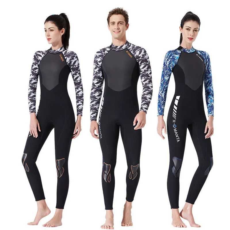 

Full Body Men Women Diving Wetsuit 3mm Neoprene Wet Suits Surfing Snorkeling Spearfishing Water Sports Dive Suit Scuba Dive Surf