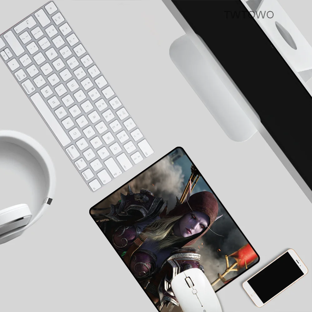 

Маленький скоростной коврик для мыши, игрушечный резиновый коврик для мыши, антибликовый компьютерный Настольный коврик для World of Warcraft