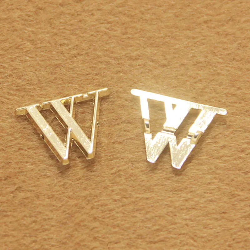 12 шт. декоративные пуговицы с золотыми буквами | Украшения и аксессуары