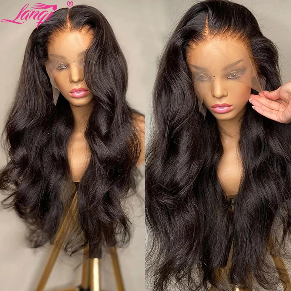 30 Inch Lace Front Wig Body Wave Lace Wigs For Women Brazilian Human Hair Lace Frontal Wig PrePlucked Bodywave Closure Wig