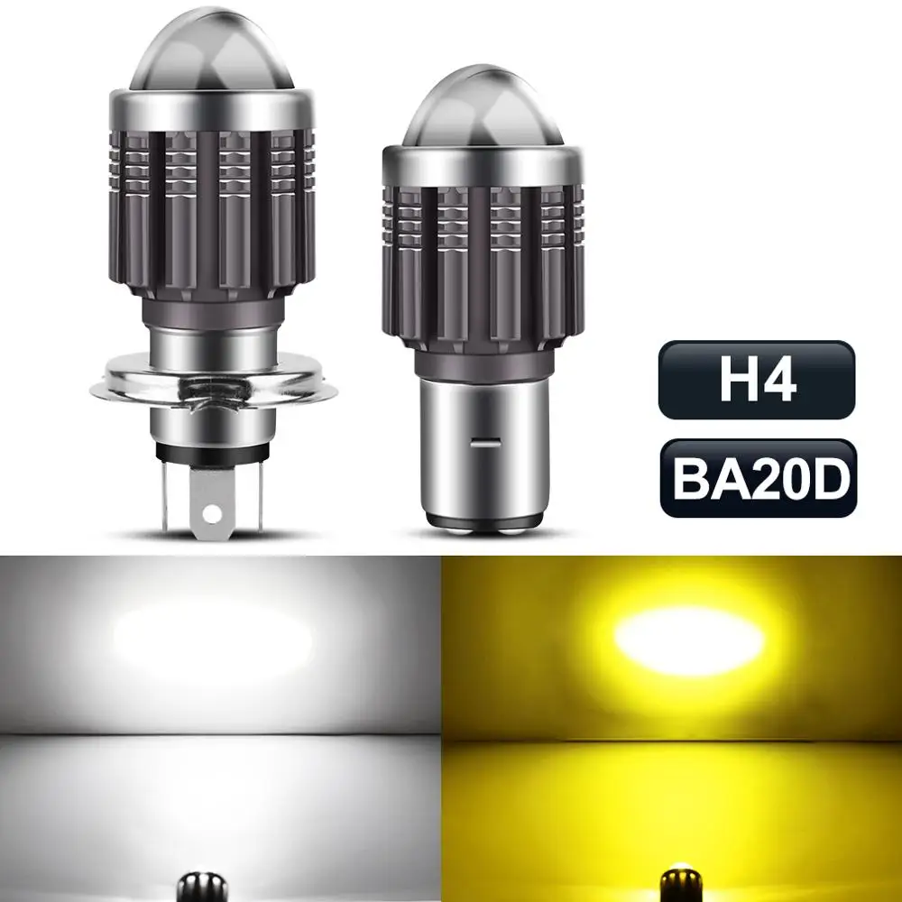 1 шт. супер яркий CSP 10000LM H6 BA20D H4 светодиодный Мото Мотоцикл головной светильник