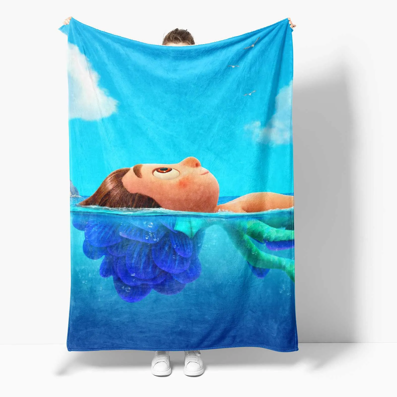 Детское фланелевое одеяло с 3D рисунком из мультфильма лука Альберто |